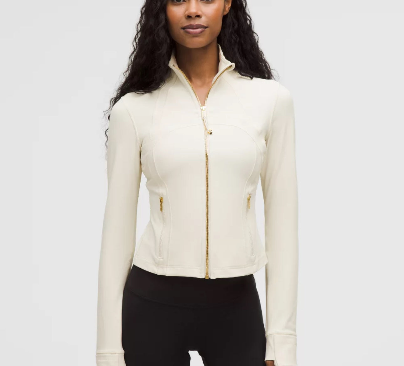 Gold zipper lulu set